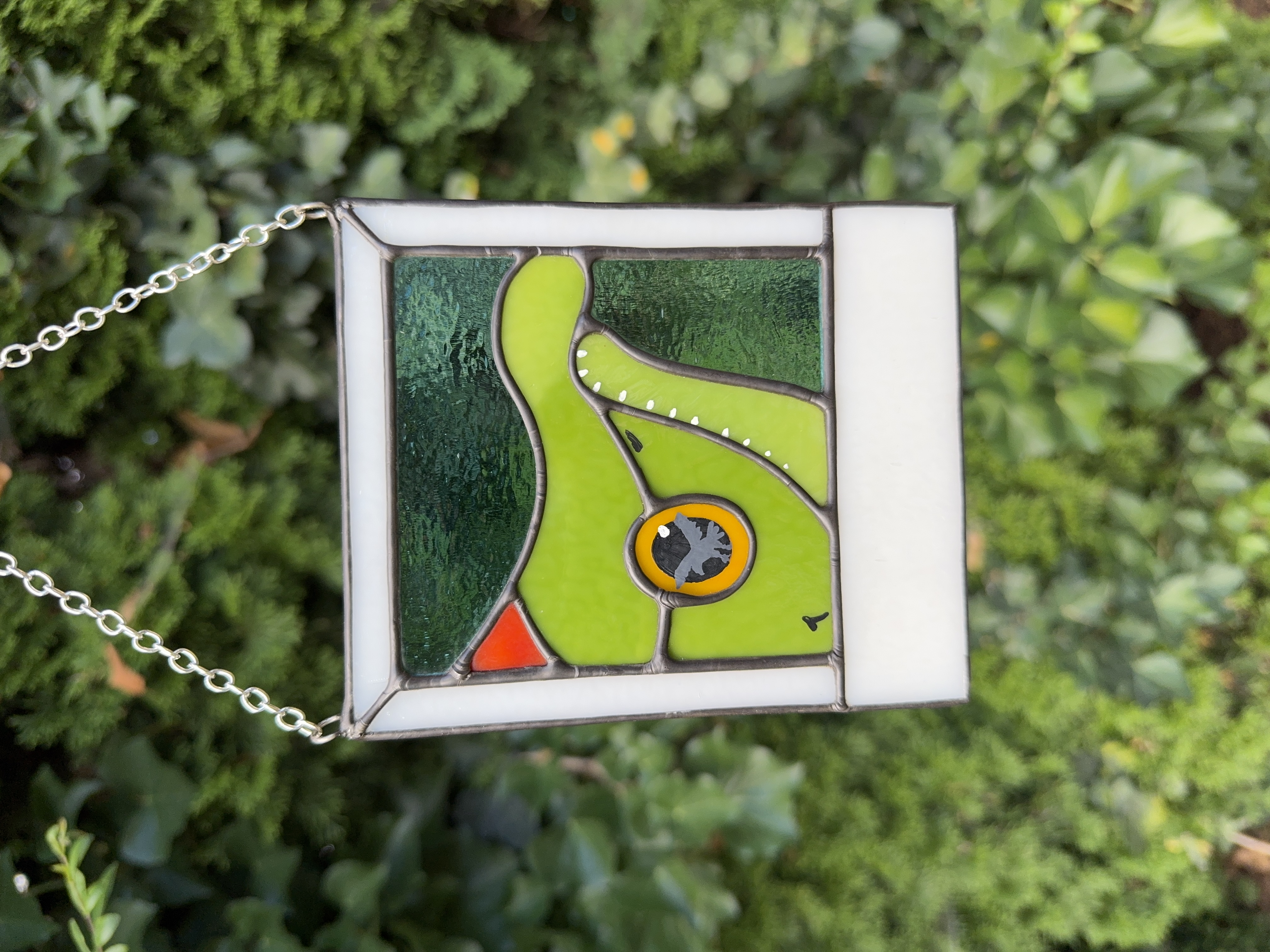 “Salmon, Run!” Polaroid, Closeup