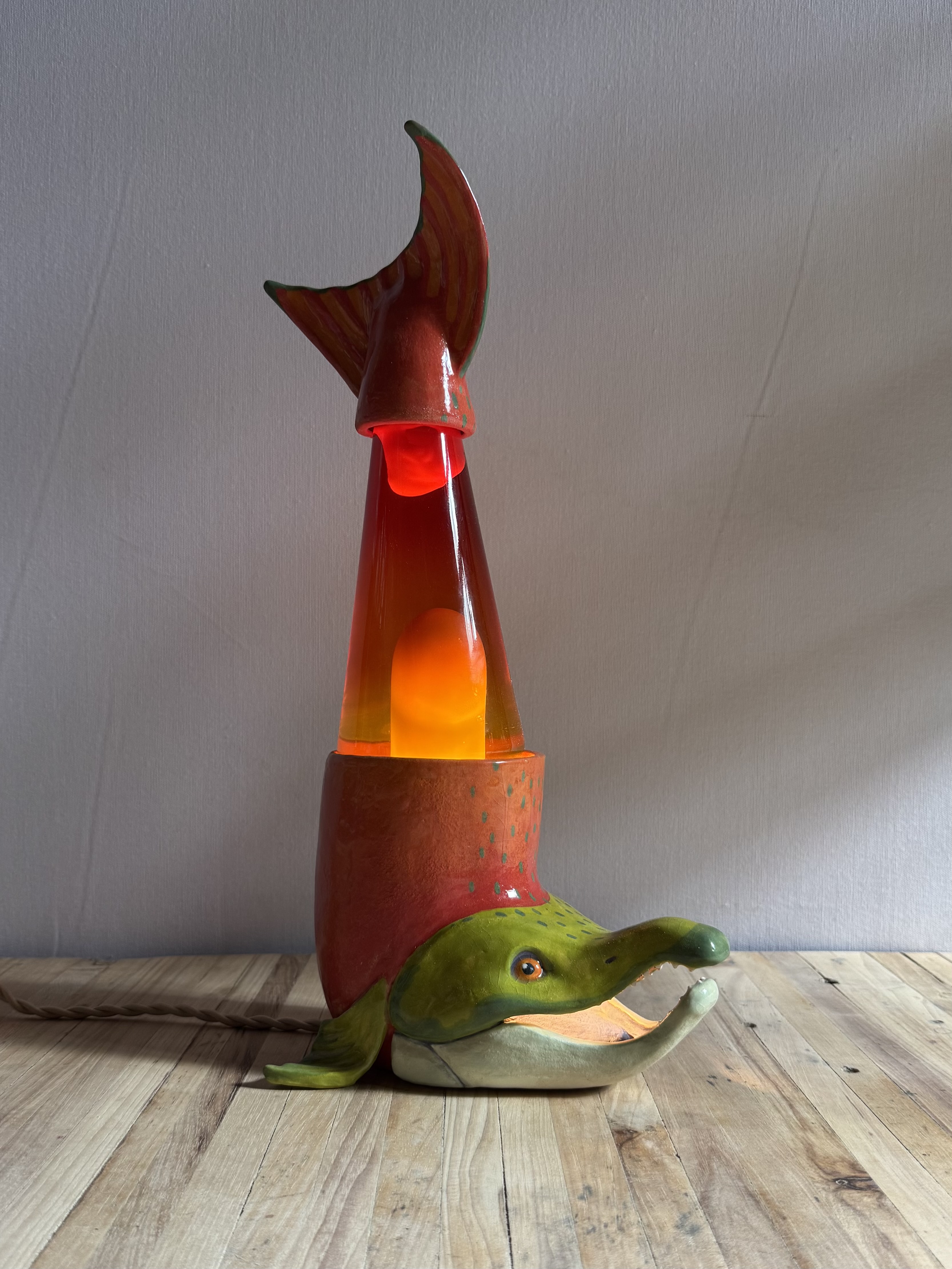 Salmon Lava Lamp